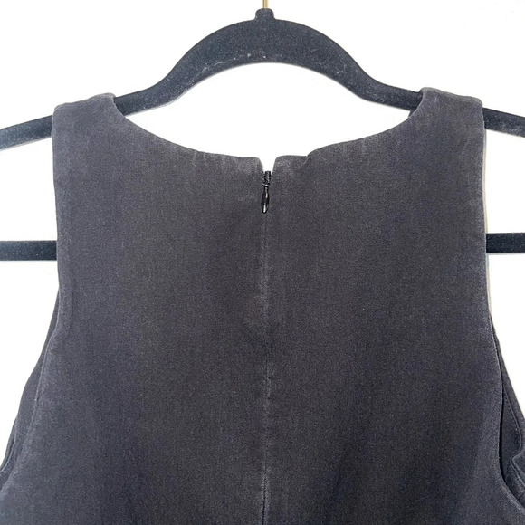 Banana Republic NWOT Black Pocket Sleeveless Midi Sheath Dress 8 Women’s - Picture 7 of 13